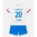 Barcelona Sergi Roberto #20 Barnkläder Borta matchtröja till baby 2023-24 Kortärmad (+ Korta byxor) Billigt